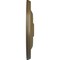 Ekena Millwork Jefferson Ceiling Medallion (Fits Canopies up to 2 7/8"), 11 3/4"OD x 3/8"P, Mississippi Mud CM12JEMMF - alternate 4